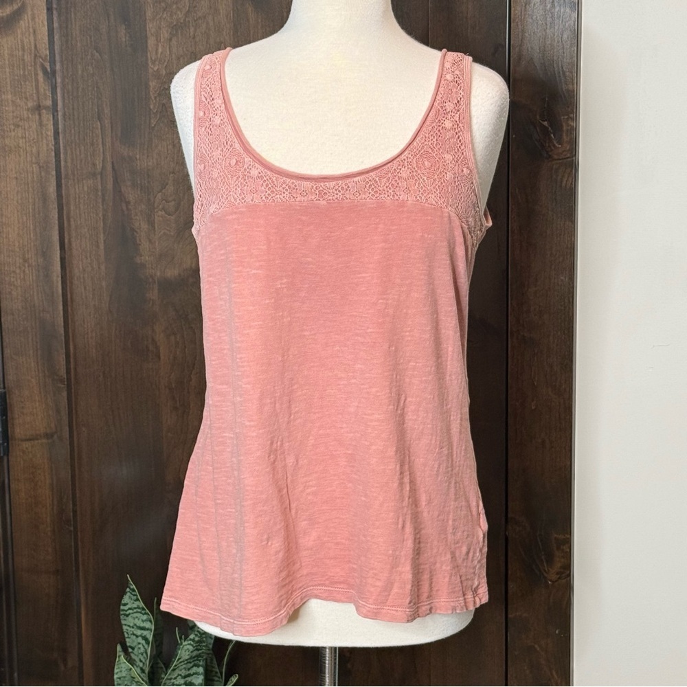 Vintage Banana republic women’s size L pink tank top